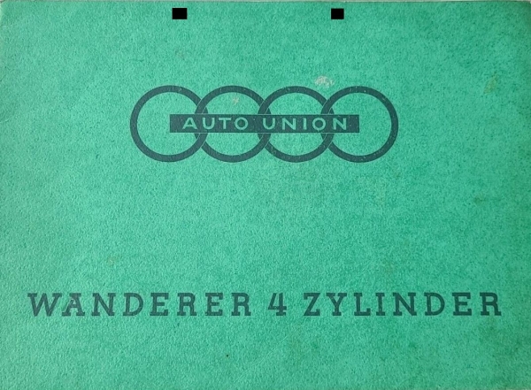 Wanderer 4 Zylinder Modellprogramm 1938 Automobilprospekt (0565)